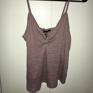 Lace up tank